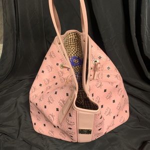 Light Pink MCM Tote reversible bag